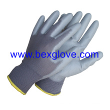 13 Gauge Polyester Liner, PU Coated Glove